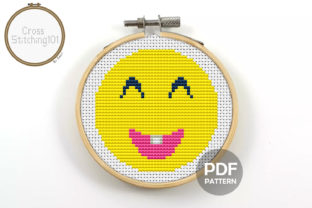Emoji Smiley Cross Stitch Pattern