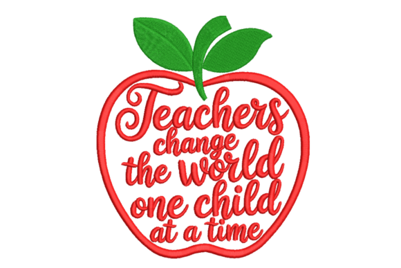 Teachers Change the World Apple