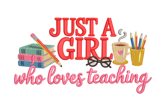 Teaching Quote Embroidery Design
